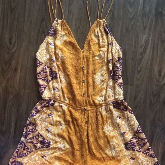 Xhilaration Rayon Romper Pantsuit Jumpsuit Jumper - Picture 8 of 11